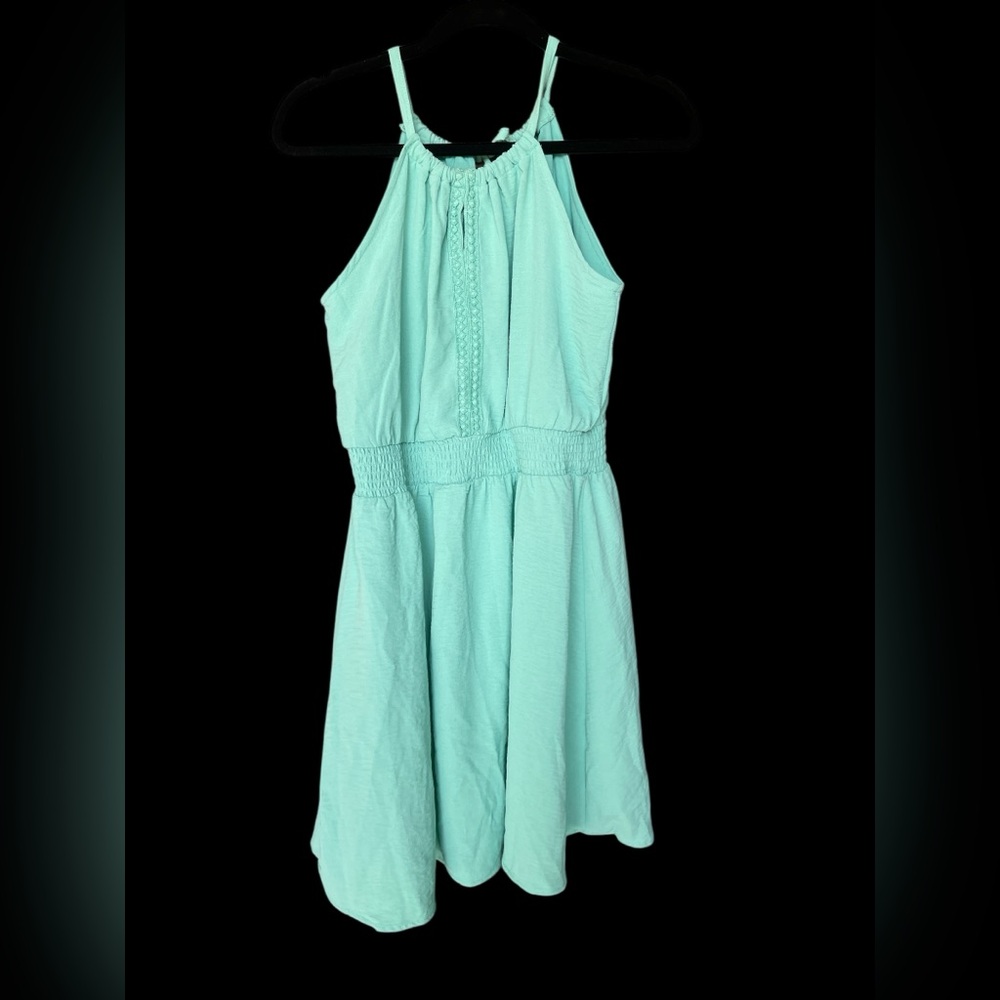 No Boundaries Mint Green Mini Summer Dress Size Medium Juniors (7-9)